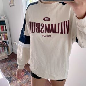 SOLD - Divided oversized graphic Sweatshirt